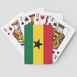 Ghana-Flagge Spielkarten