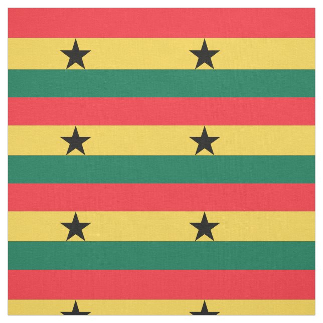 Ghana-Flagge Stoff (Muster)