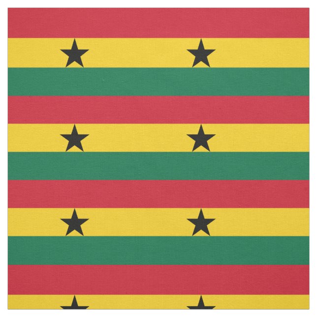 Ghana-Flagge Stoff (Muster)