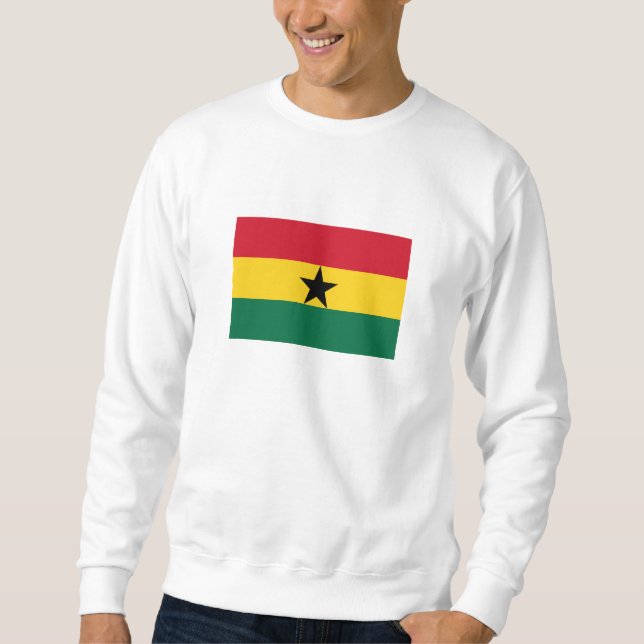 Ghana-Flagge Sweatshirt (Vorderseite)