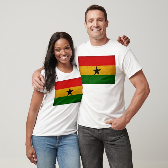 Ghana-Flagge T-Shirt (Unisex)