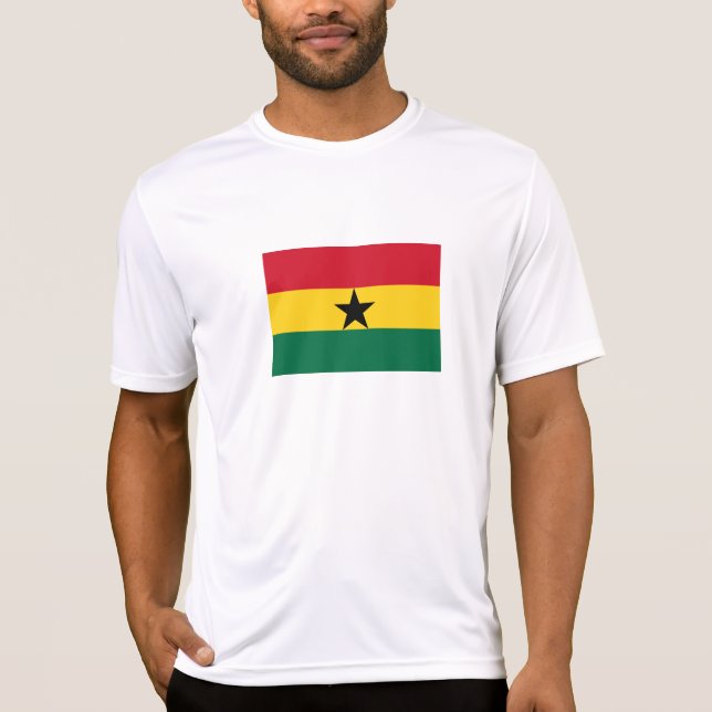 Ghana-Flagge T-Shirt (Vorderseite)