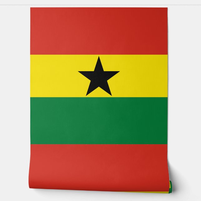 Ghana-Flagge Tapete (Abrollen)