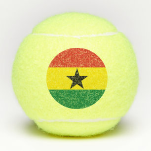 Ghana-Flagge Tennisbälle
