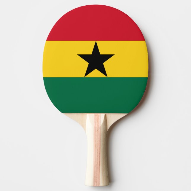 Ghana-Flagge Tischtennis Schläger (Vorderseite)
