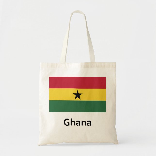 Ghana-Flagge Tragetasche (Vorne)