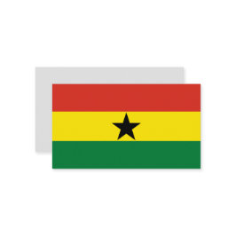 Ghana-Flagge Visitenkarte