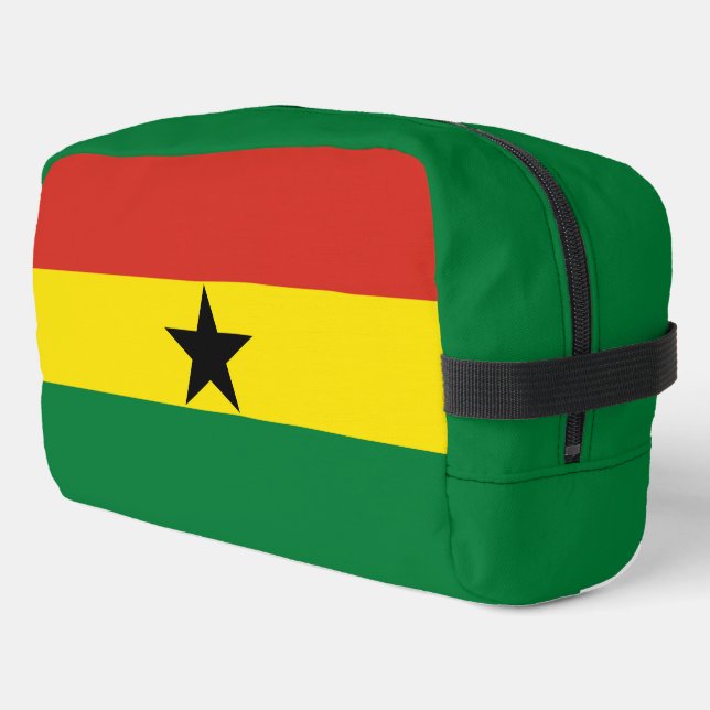 Ghana-Flagge Waschbeutel (Linke Seite)