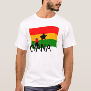 GHANA (FLAGGEN-LINIE) T-Shirt