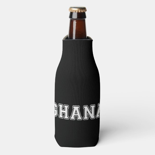 Ghana Flaschenkühler (Flaschenvorderseite)