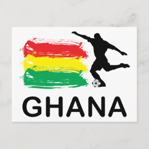 Ghana Football Postkarte