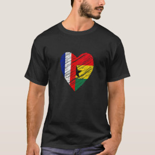 Ghana France Herzlich Willkommen bei der Liebe Gha T-Shirt