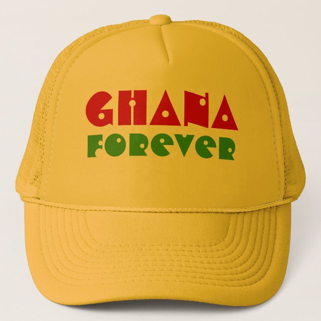 Ghana für immer truckerkappe (Vorderseite)