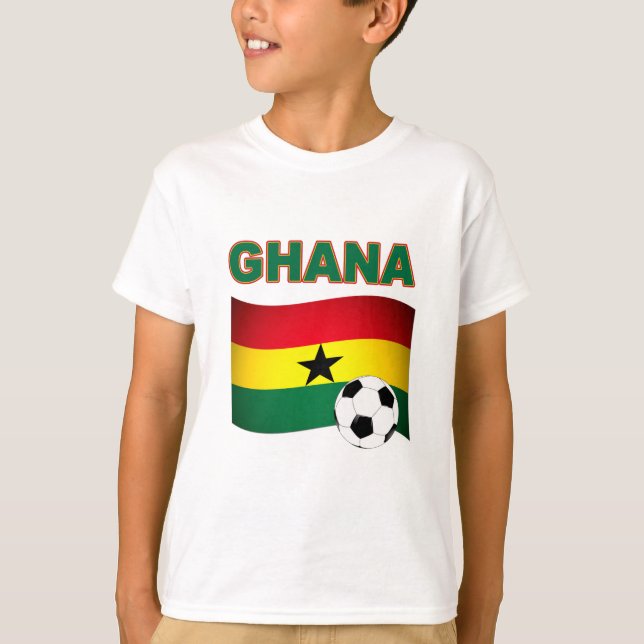 Ghana-Fußball 1508 T-Shirt (Vorderseite)