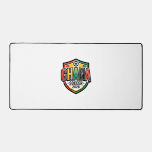 Ghana Fußball 2026 Fußball Fett Land Typografie R Schreibtischunterlage