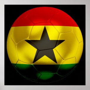 Ghana-Fußball Poster