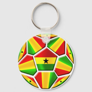 Ghana-Fußball Schlüsselanhänger