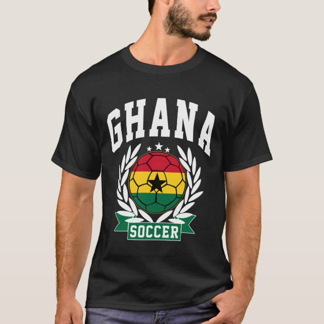 Ghana-Fußball T-Shirt (Vorderseite)