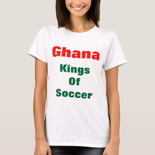 Ghana-Fußball-T - Shirt (Vorderseite)