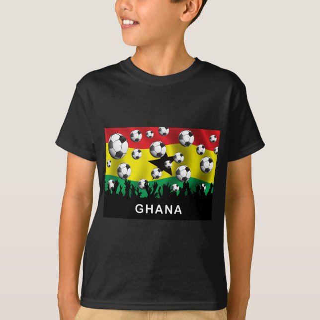 Ghana-Fußball T-Shirt (Vorderseite)