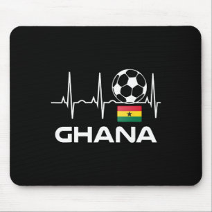 Ghana Fußballtrikot Hemd Männer Frauen Fußball Ges Mousepad