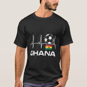 Ghana Fußballtrikot Hemd Männer Frauen Fußball Ges T-Shirt