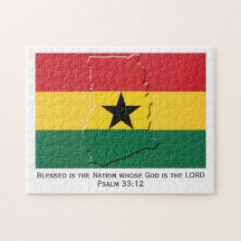 GHANA | Gesegnete Nation | GHANAIAN FLAG Puzzle