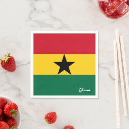 Ghana-Ghana-Fahne-Party-Mode /Sportfans Serviette