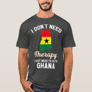 Ghana Ghana Ghanaian Flag Karte Reisewohnung Gesch T-Shirt