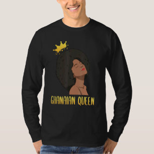 Ghana Ghanaer Westafrika Stolze Prinzessin Königin T-Shirt