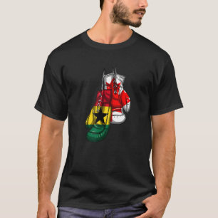 Ghana Ghanaian Kanada Kanadische Flagge Hand Gemis T-Shirt