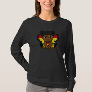 Ghana Ghanaian Schmetterling Stolze Prinzessin Kön T-Shirt
