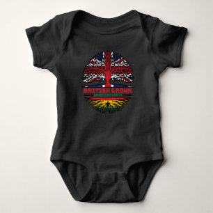 Ghana Ghanaian UK Vereinigtes Königreich British T Baby Strampler