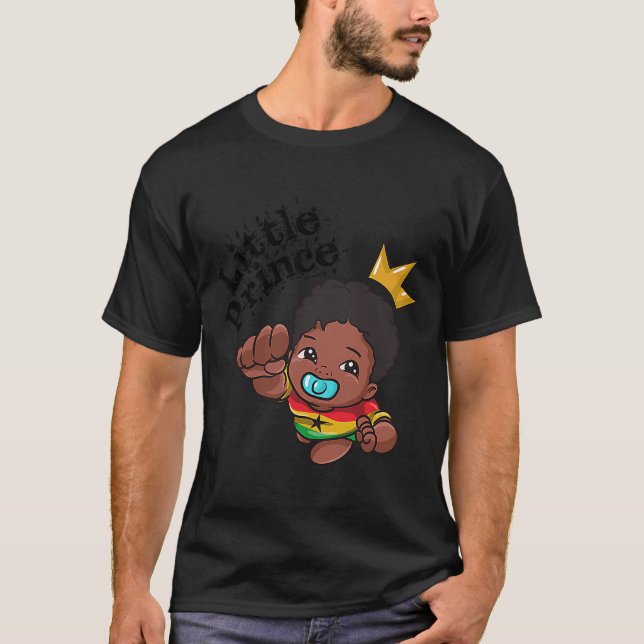 Ghana Ghanaian West Africa Proud Prince Boy Melani T-Shirt (Vorderseite)
