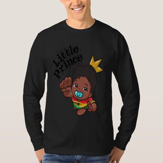 Ghana Ghanaian West Africa Proud Prince Boy Melani T-Shirt (Vorderseite)