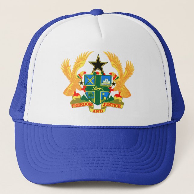 Ghana-Hut Truckerkappe (Vorderseite)