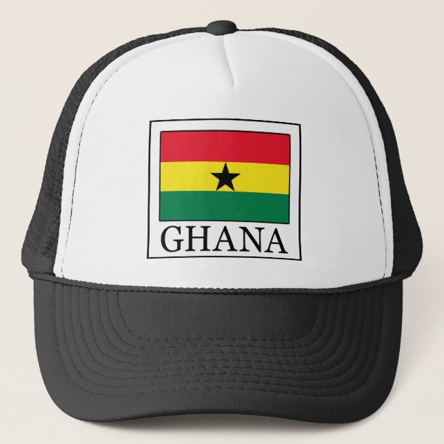 Ghana-Hut Truckerkappe (Vorderseite)