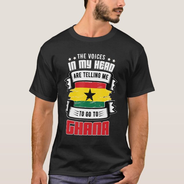 Ghana in meinem Kopf T-Shirt (Vorderseite)