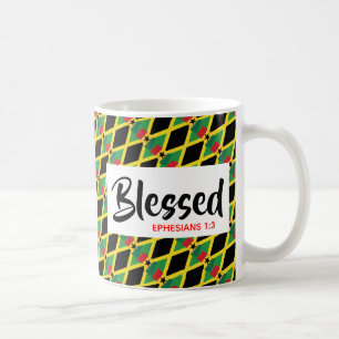 GHANA JAMAICA Christliches duales Erbe Kaffeetasse