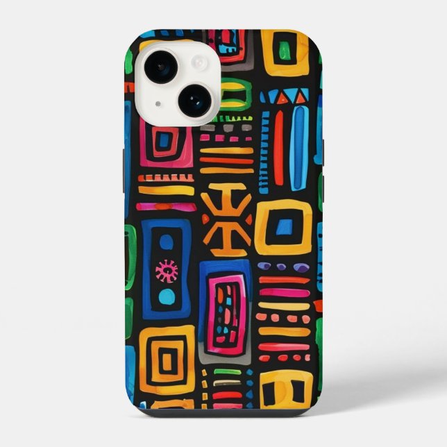 Ghana Kente iPhone Hülle (Rückseite)