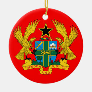 GHANA* Keramik-Weihnachtsverzierung Keramikornament