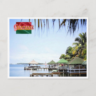 Ghana - Küste Ghanas - Postkarte