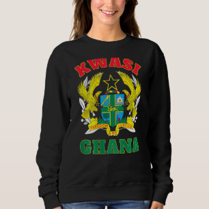 Ghana Kwasi Sunday Geboren Ashanti Kwa Language Sweatshirt