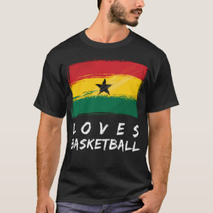Ghana Lieben Basketball T-Shirt