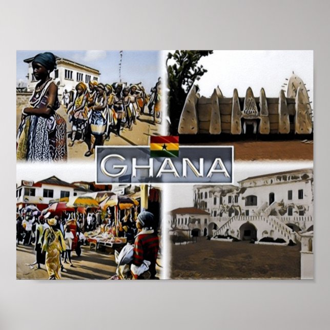 Ghana - Mosaik - Poster (Vorne)