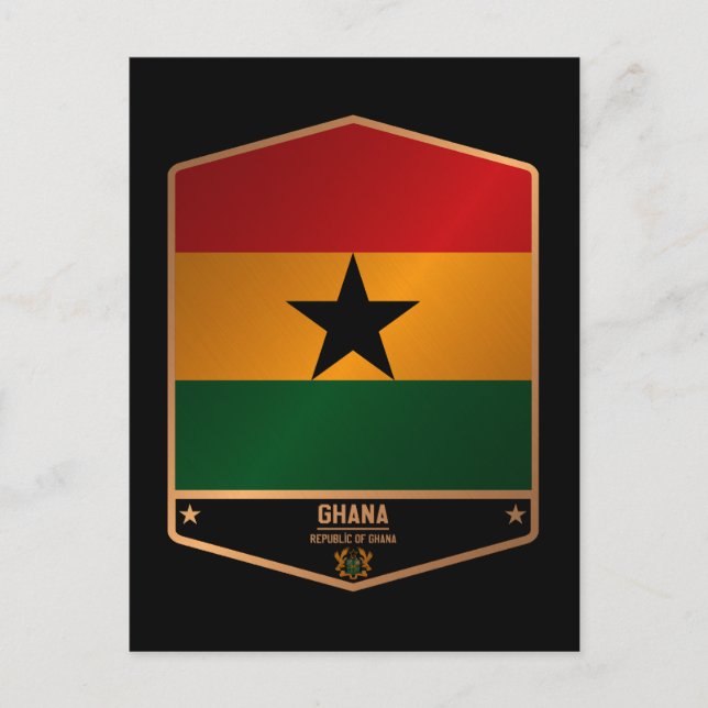 Ghana Postkarte (Vorderseite)