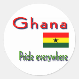 Ghana Runder Aufkleber
