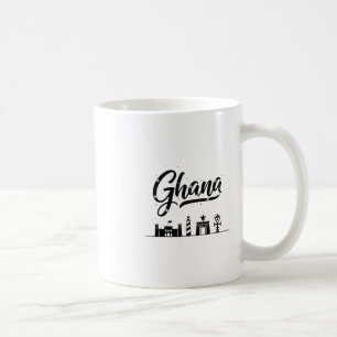 Ghana Skyline Reise Urlaub Outfits  Kaffeetasse