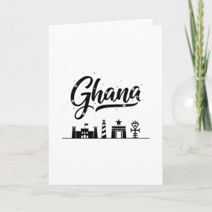 Ghana Skyline Reise Urlaub Outfits Karte