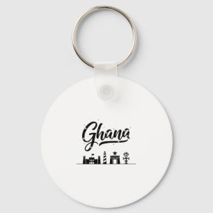 Ghana Skyline Reise Urlaub Outfits Schlüsselanhänger